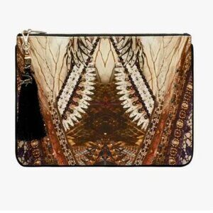 Camilla Small Canvas Clutch